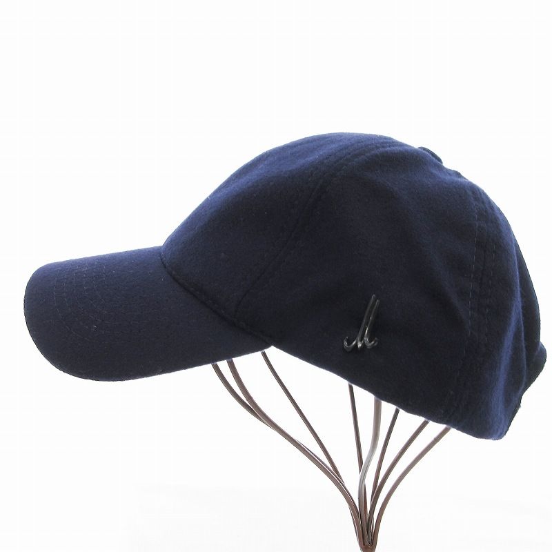 極美品　【MUHLBAUER/ミュールバウアー】CAP BASE WOOL MUHLBAUER / ミュールバウアー 】BASE CAP (SIDE STICH