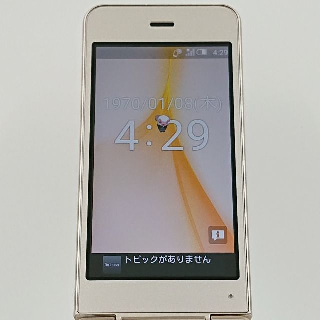 SH-01J AQUOS ケータイ ゴールド　新品 ムスビー｜AQUOS ケータイ SH-01J docomo ゴールド n08387