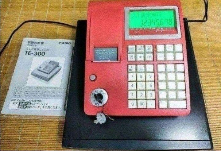 カシオレジスター TE-300