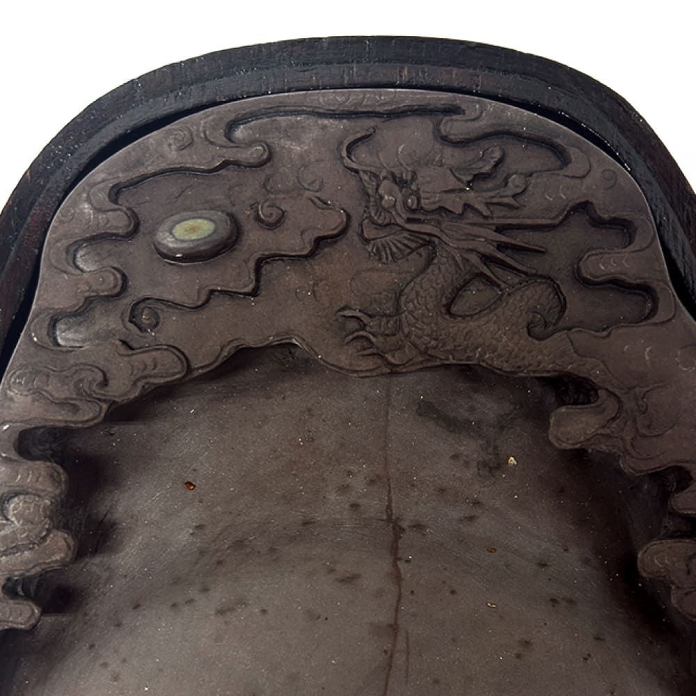 龍硯中国　硯龍中国　硯古美術 瑞渓硯 書道具 中国硯 龍/中国墨 桐油漆煙 清蘭 古愉麋 光緒戌子