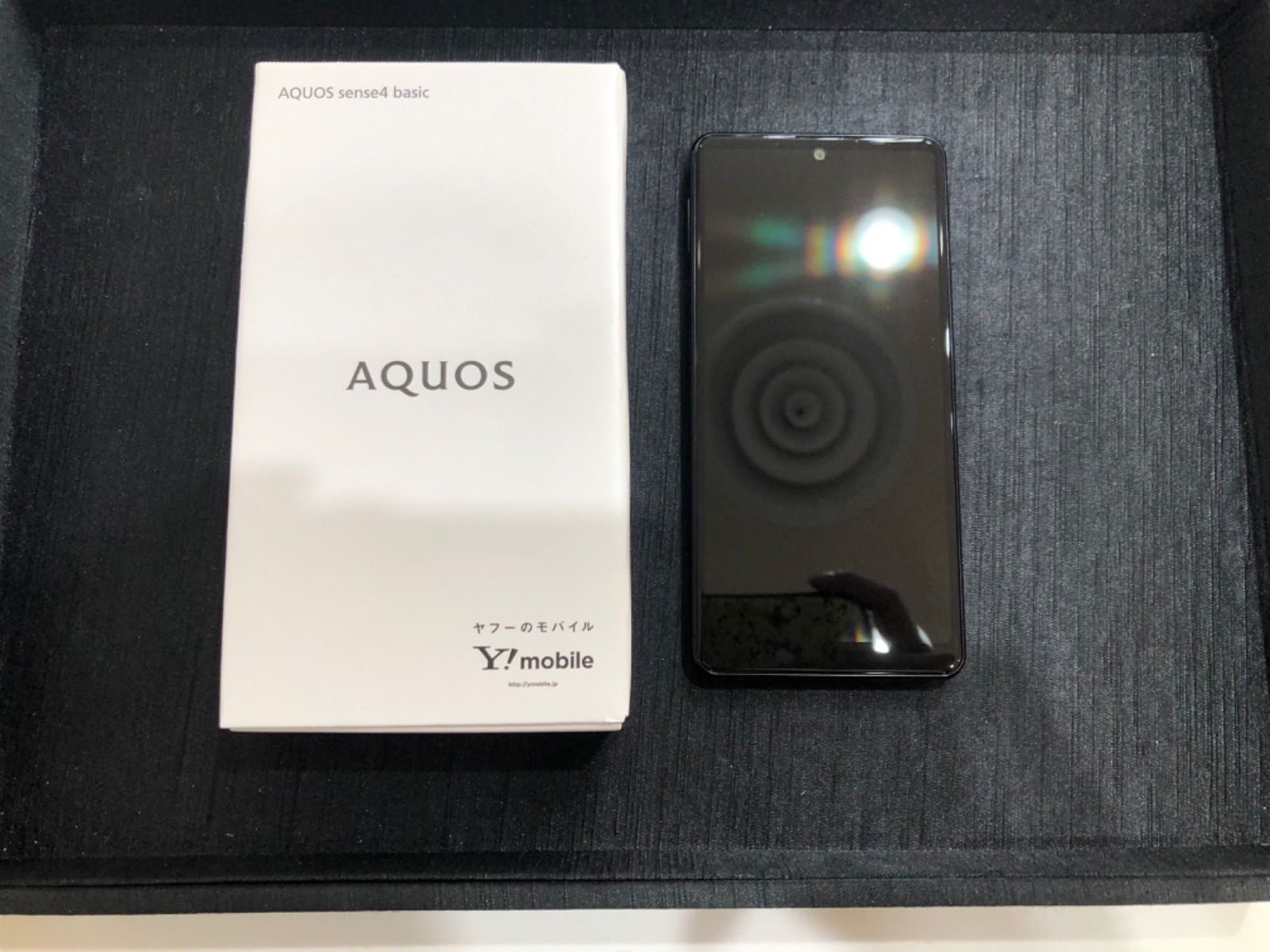 AQUOS sense4 basic ブラック 新品未使用 - スマートフォン/携帯電話