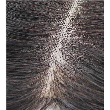 人毛100%部分ウィッグ ヘアピース 白髪隠しトップピース　ブラウン 楽天市場】人毛100％ 部分ウィッグ 頭頂部 ウィッグ ヘアピース