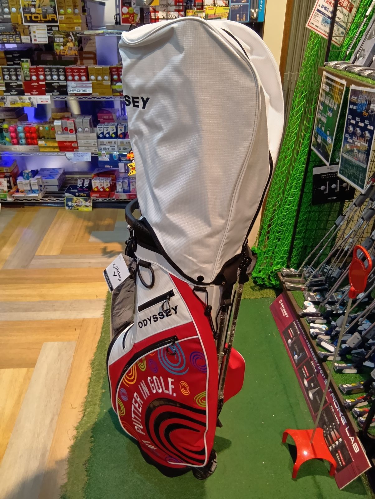 ODYSSEY Odyssey Stand FW 25 JM ゴルフバッグ 楽天市場】オデッセイ 25年秋冬モデル 新作 ゴルフ スタンド キャディ