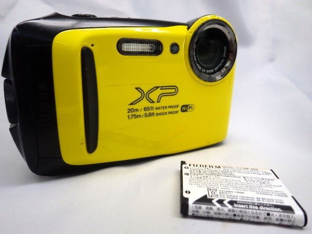 中古】防水・耐衝撃デジタルカメラ FUJIFILM FinePix XP130 動作確認済み！バッテリー・USB miniケーブル付き。 - メルカリ