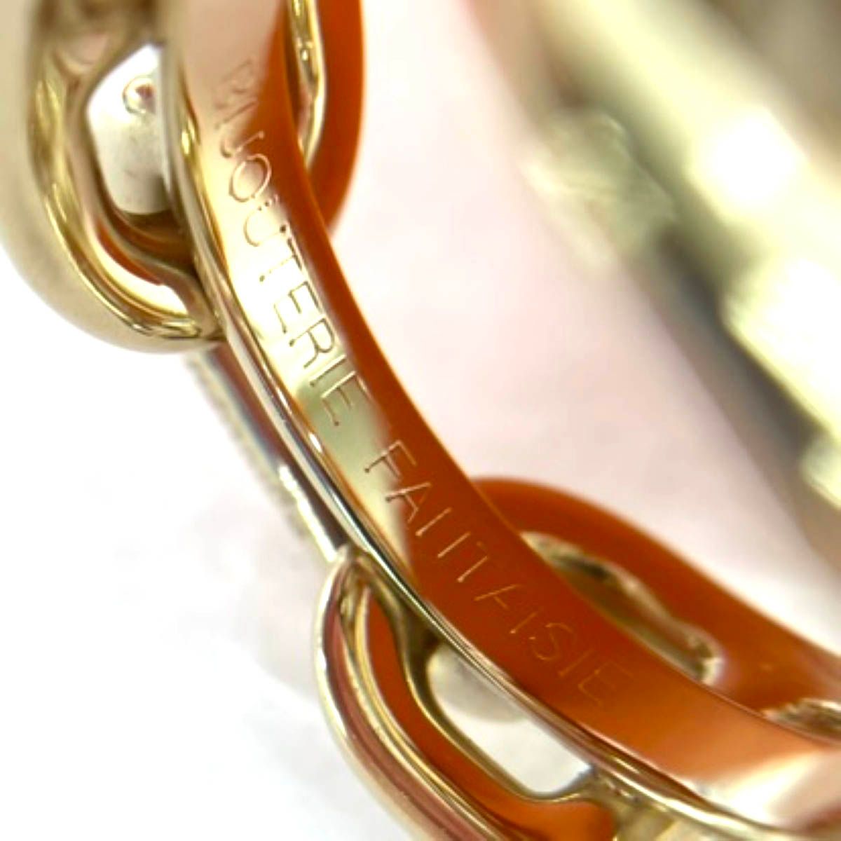 美品 HERMES エルメス シェーヌダンクル スカーフリング