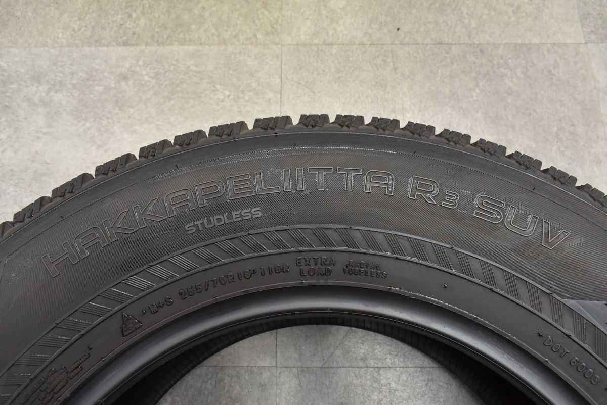 スタッドレスタイヤR3 SUV 255/70R18 ディフェンダー9分