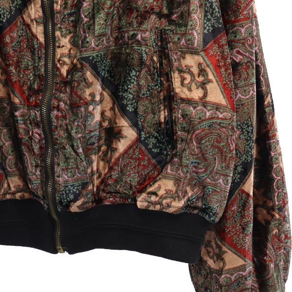 コリンハーヴェイ 80s ヴィンテージ アート 英国製 総柄 ジャケット M COLIN HARVEY 裏キルティング メンズ 231012 コリンハーヴェイ 80s ヴィンテージ アート 英国製 総柄 ジャケット M