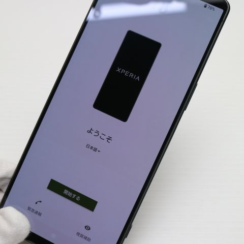 美品 Xperia 1 V XQ-DQ44 ブラック SIMフリー スマホ SONY 即日