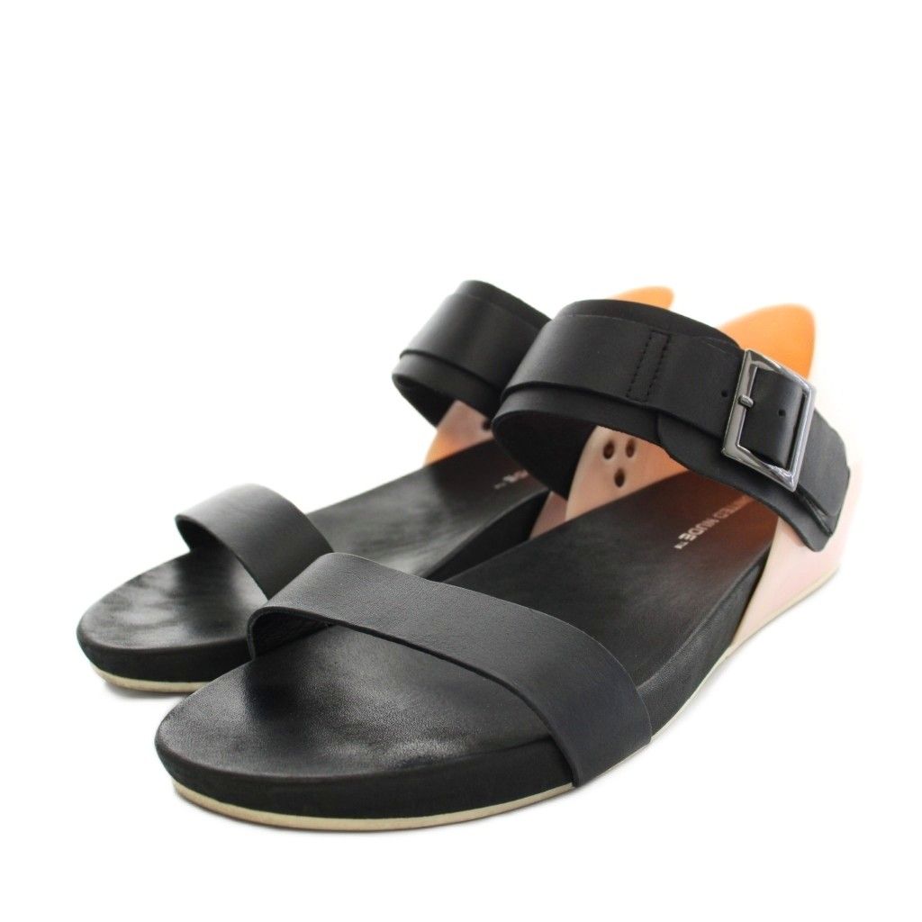 ユナイテッドヌード UNITED NUDE アポロ ロー Apollo Lo サンダル レザー ラバー 40 黒 ブラック ピンク 46280005 |YT