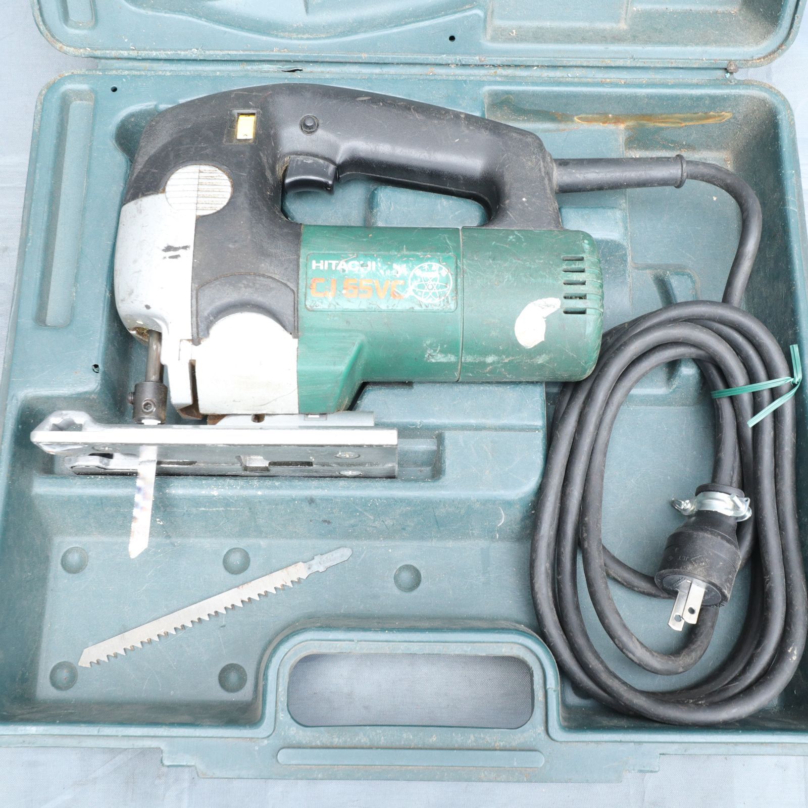 日立工機 CJ65VC 電子ジグソー100V 中古(本体のみ ☆切断 木材65ミリ☆スピードコントロール付き 中古品0921☆日立工機 65㎜電子ジグソー CJ65VC ITWJIQ6BNXQM