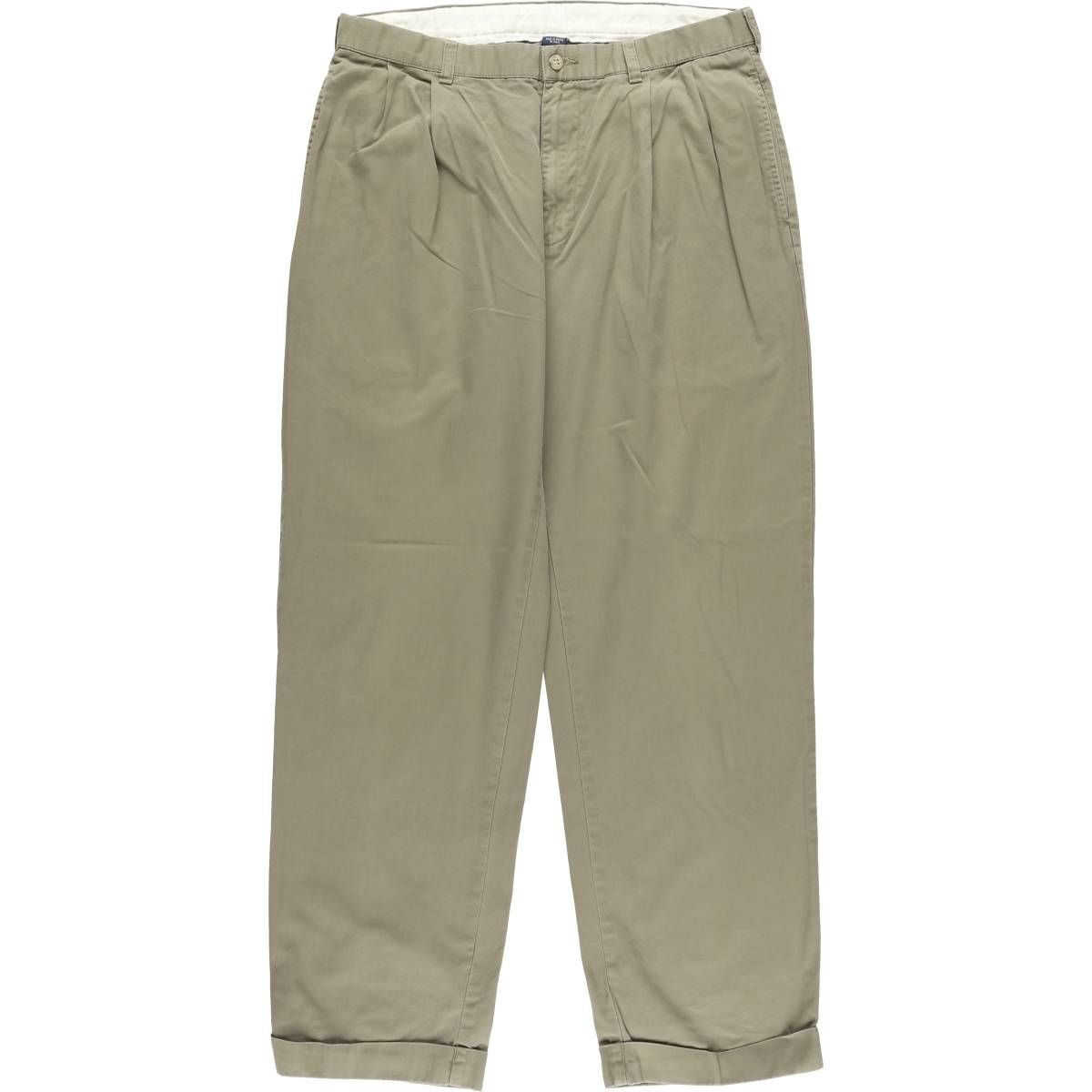 古着 ラルフローレン Ralph Lauren POLO by Ralph Lauren HAMMOND PANT ツータック チノパンツ メンズw34相当|eaa537493