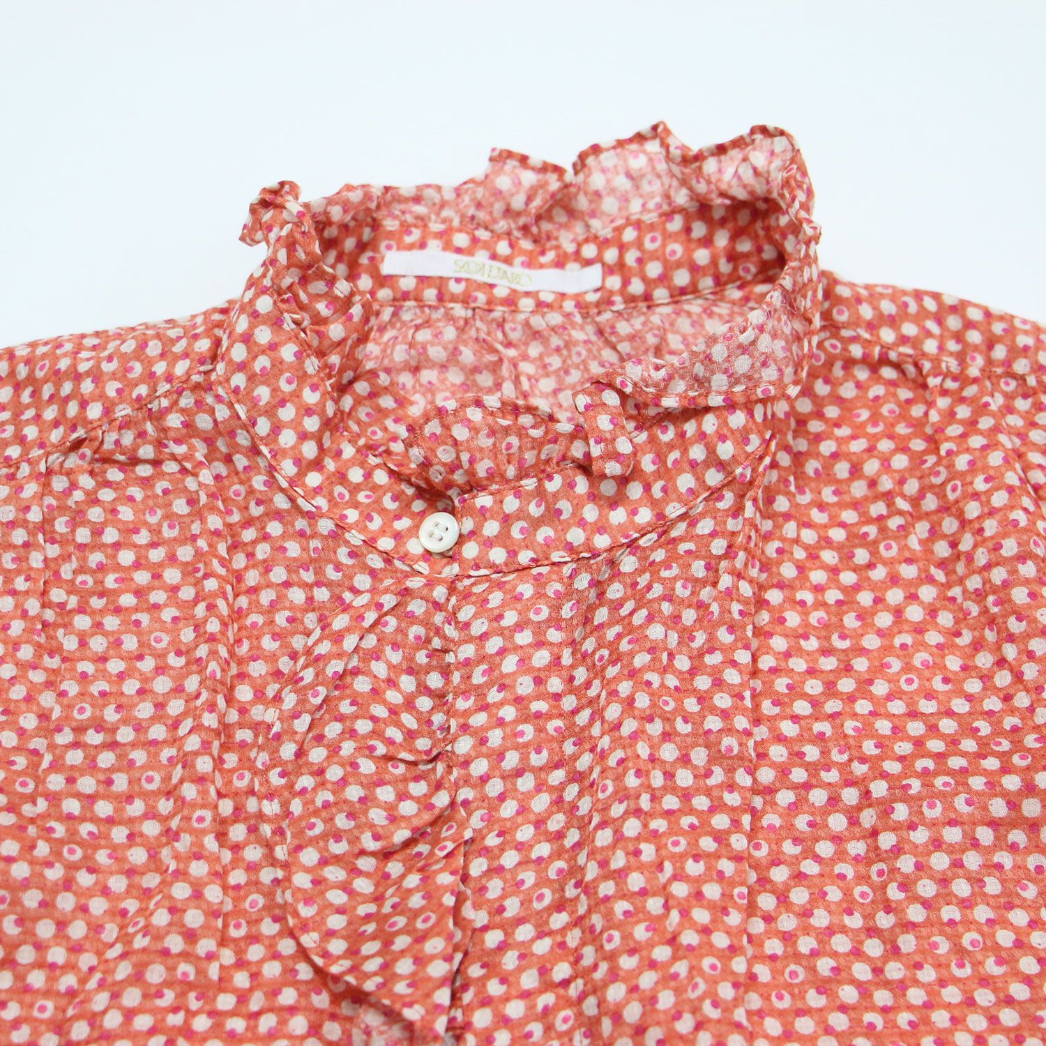 SOULEIADO ソレイアード ブラウス オレンジ系 サイズ:36(9号) | 24春夏  