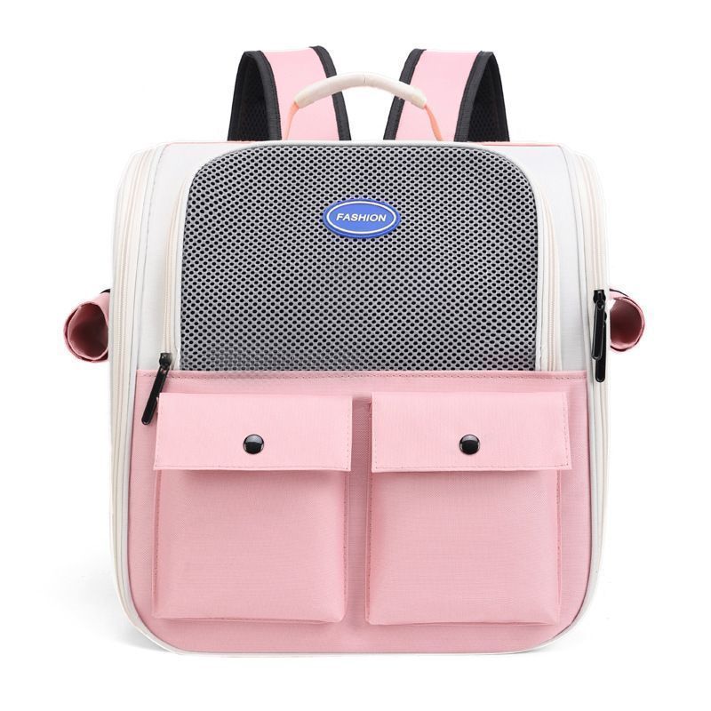 ペット キャリーバッグ 犬 猫 リュック キャリーケース ピンク ペット