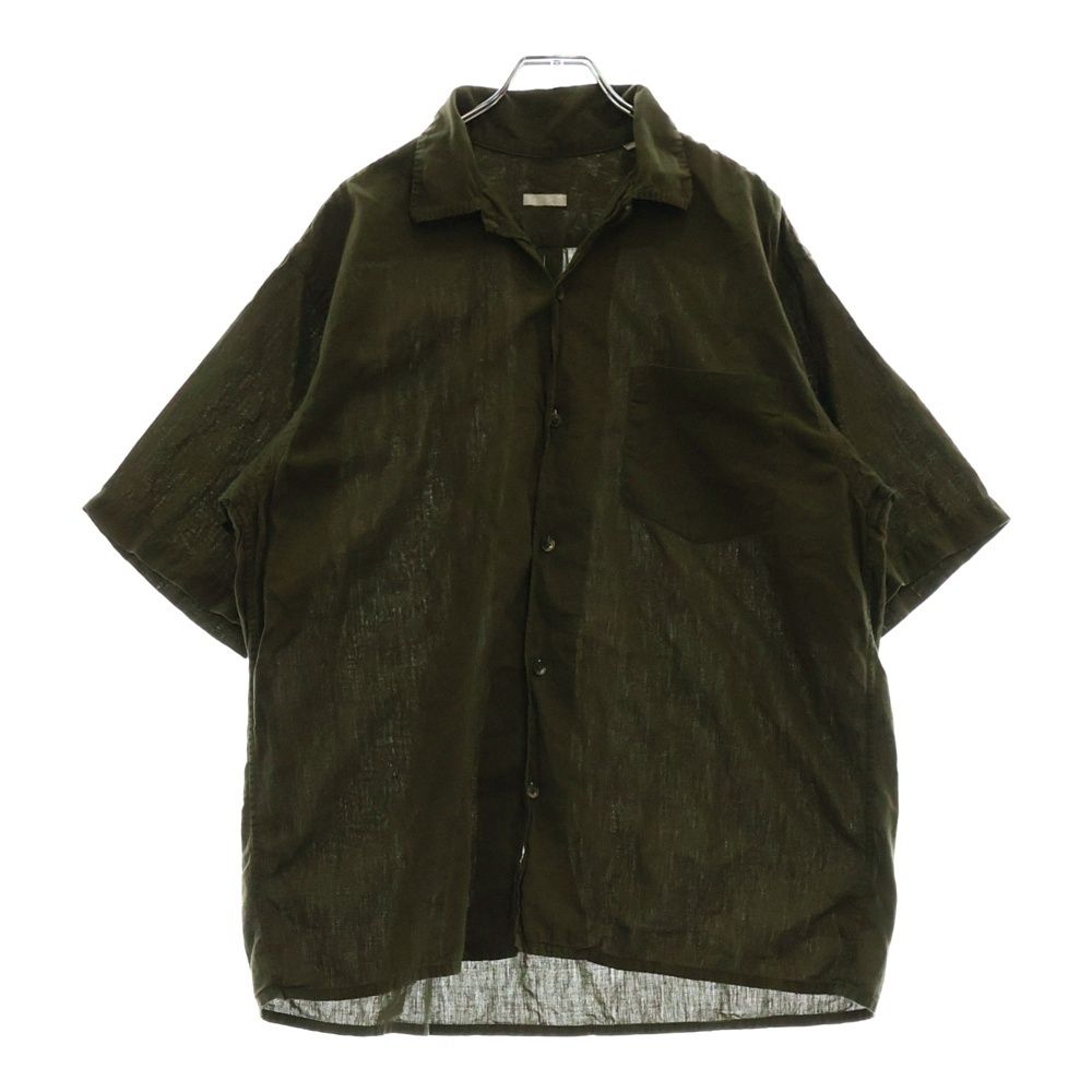 COMOLI コモリ 21SS ベタシャンショートスリーブシャツ 半袖シャツ T01-02012 カーキ