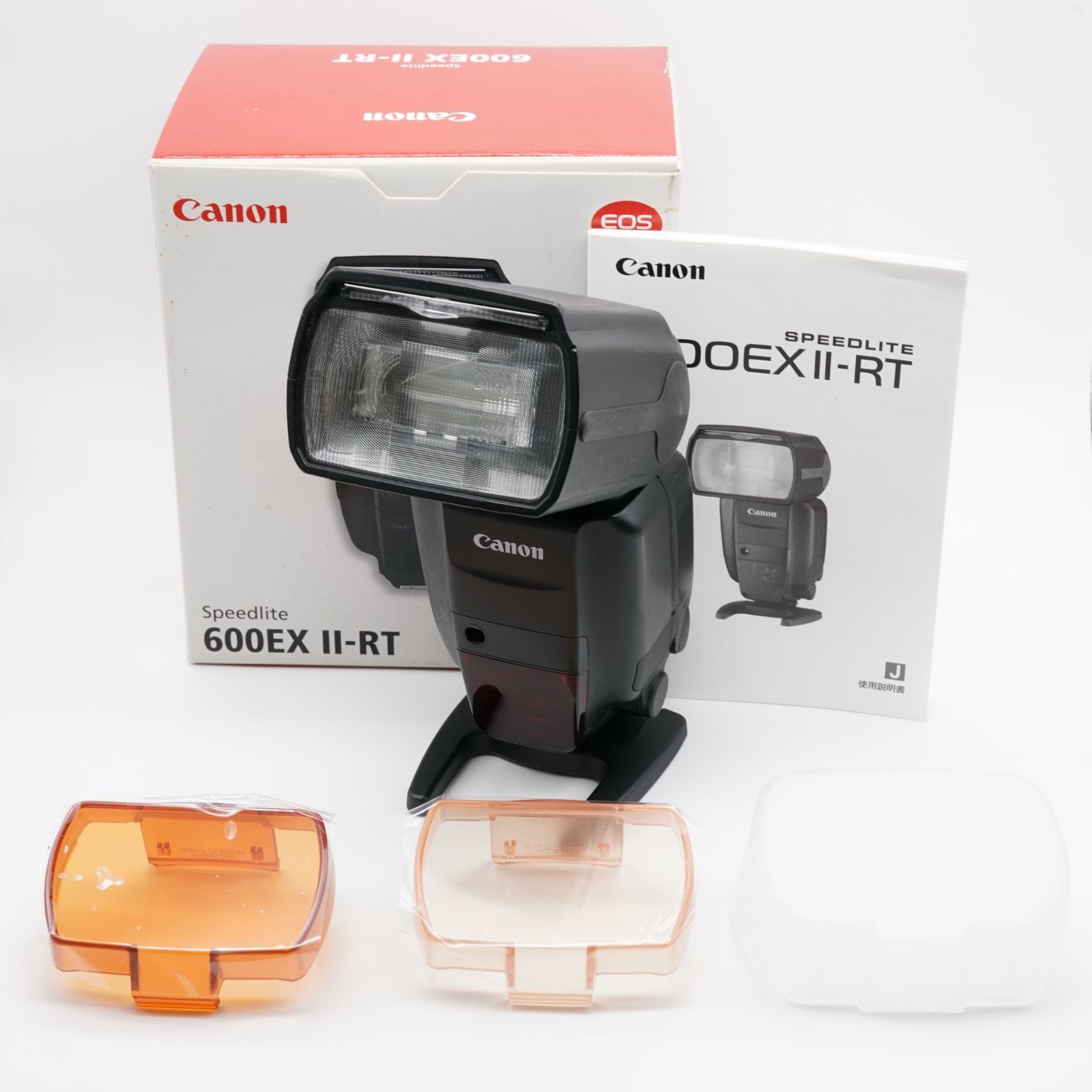 実用品 Canon スピードライト 600EX II-RT 元箱 取説 付属品多数