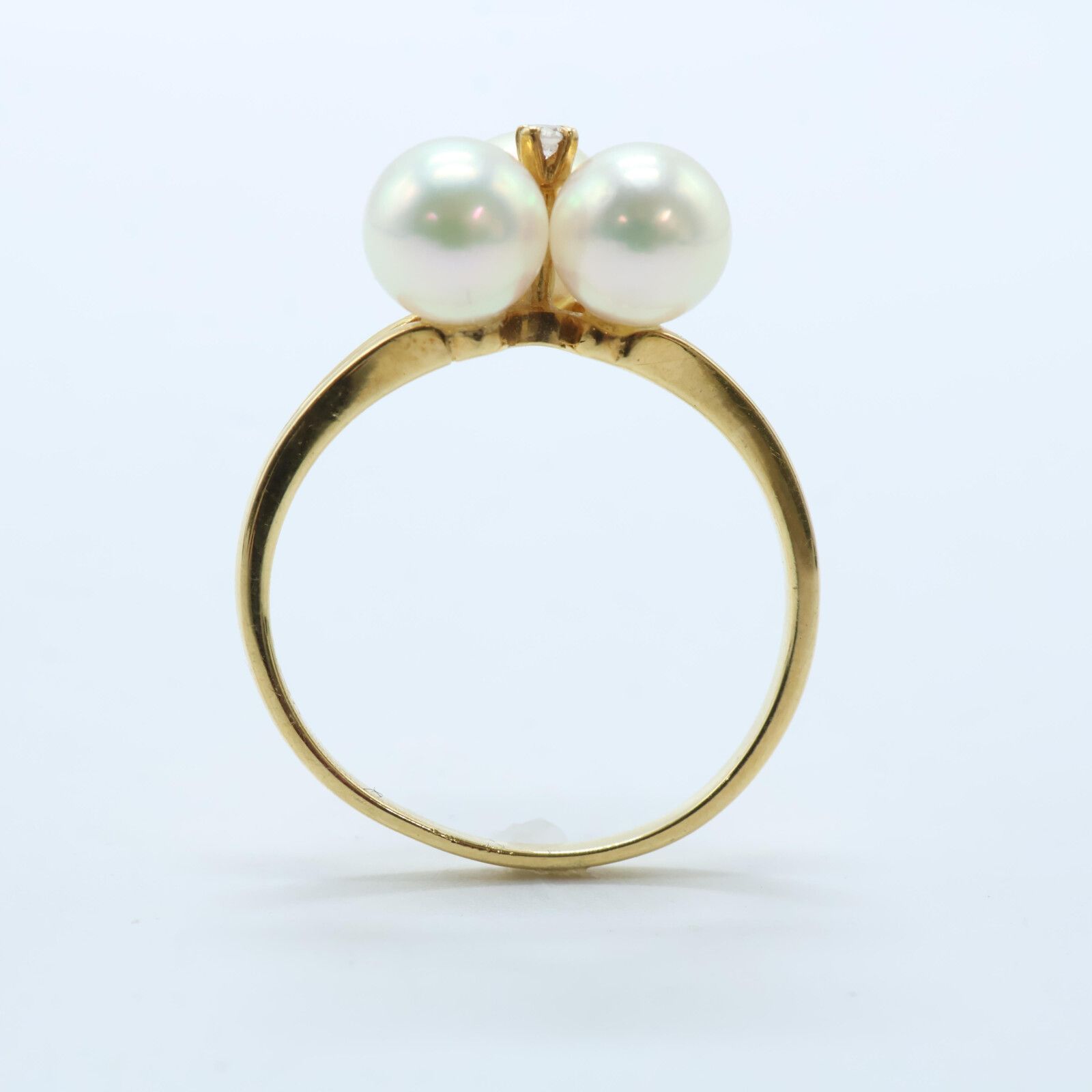 MIKIMOTO ミキモト 750 1Pダイヤモンド/5.8mm 3Pパール 12号 - メルカリ 