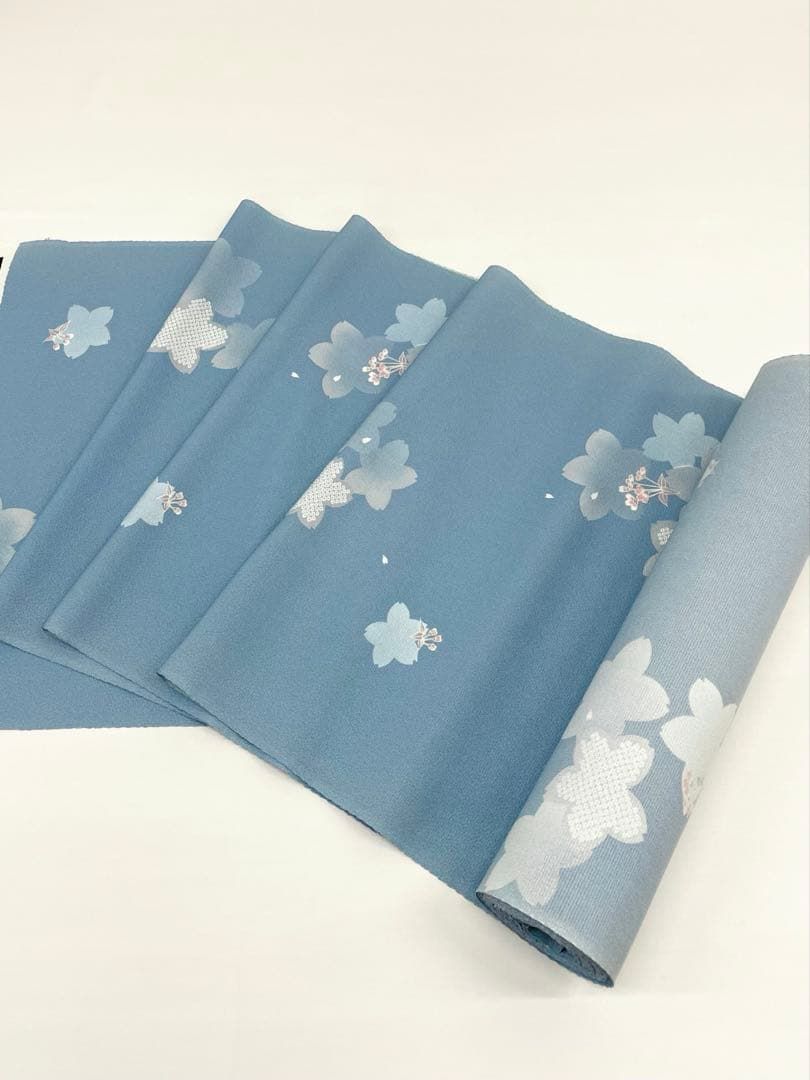 小紋 京友禅 紋意匠 桜 正絹 反物 - メルカリ