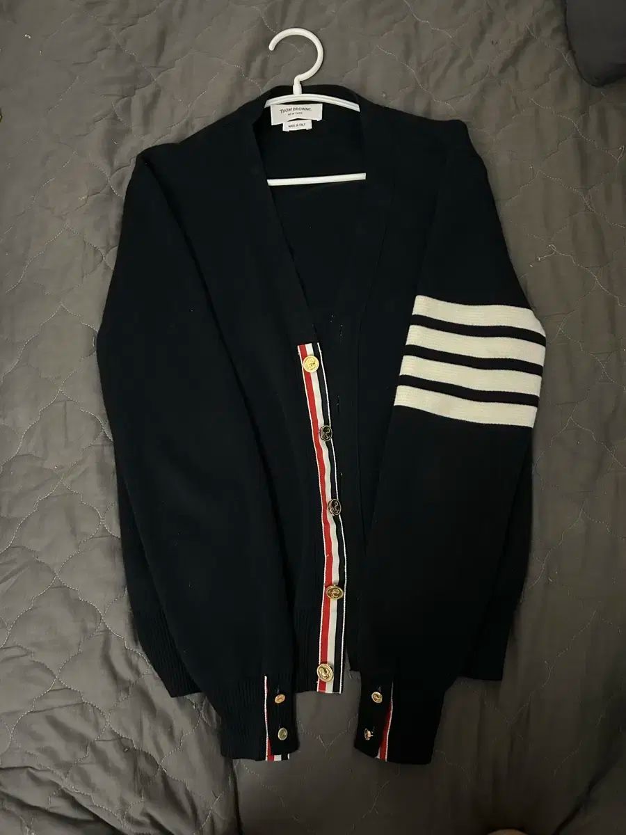 Thom Browne トム ブラウン ミラノ ステッチ ゴールド カーディガン ネイビー サイズ 1