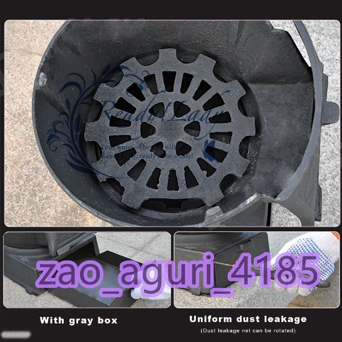 鋳鉄グリドル付き 効率的な燃焼