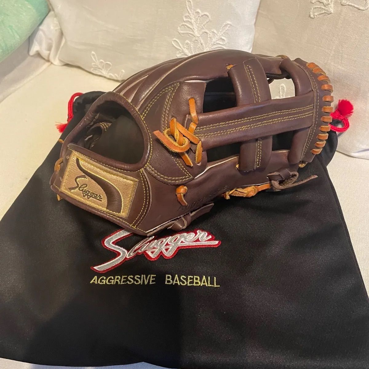 ASICS(アシックス) / bgr4ta 野球用品/右利き用/レッド/bgr4ta