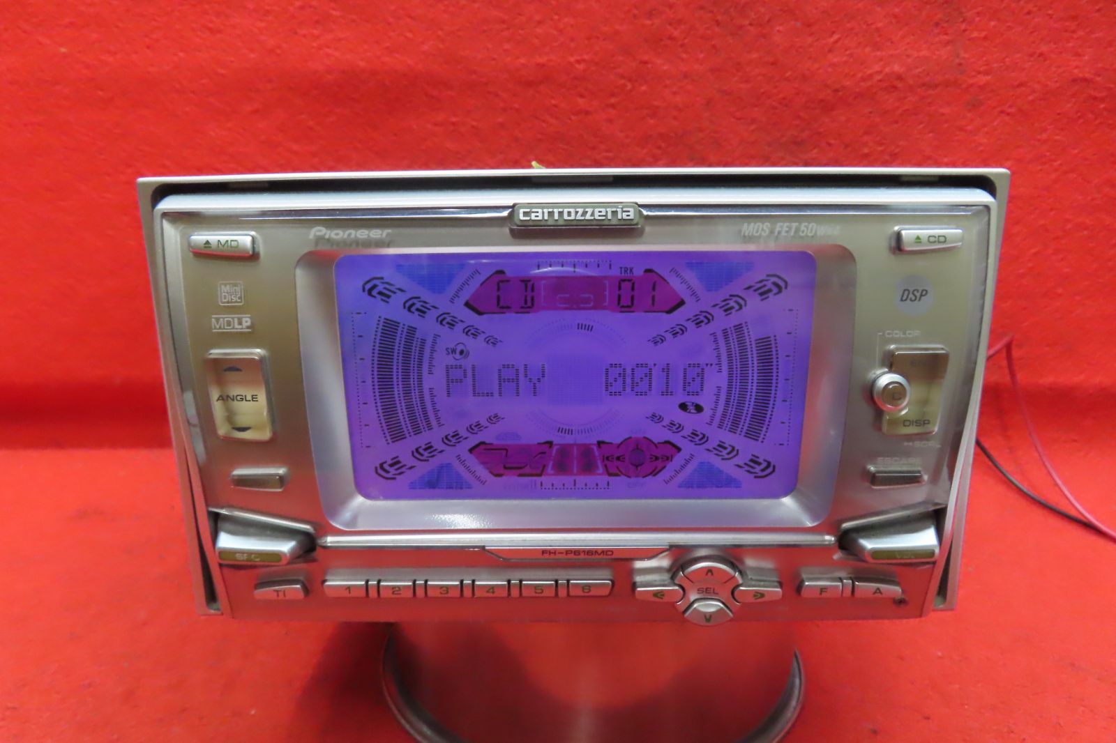 CS1313＊動作保証付/カロッツェリア FH-P616MD メインユニット CD MD