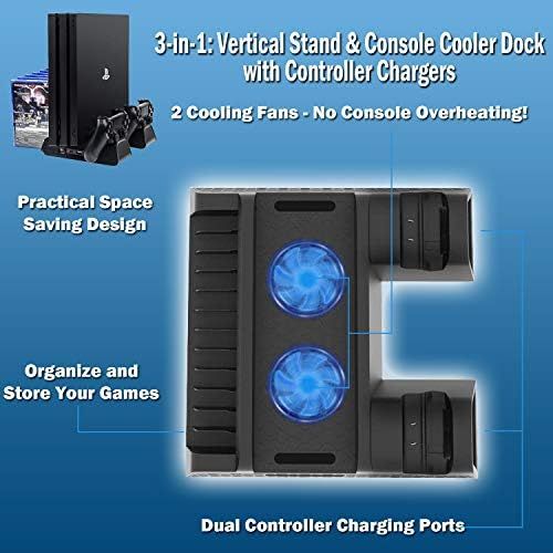 垂直デュアルコントローラ充電ドック PS4|