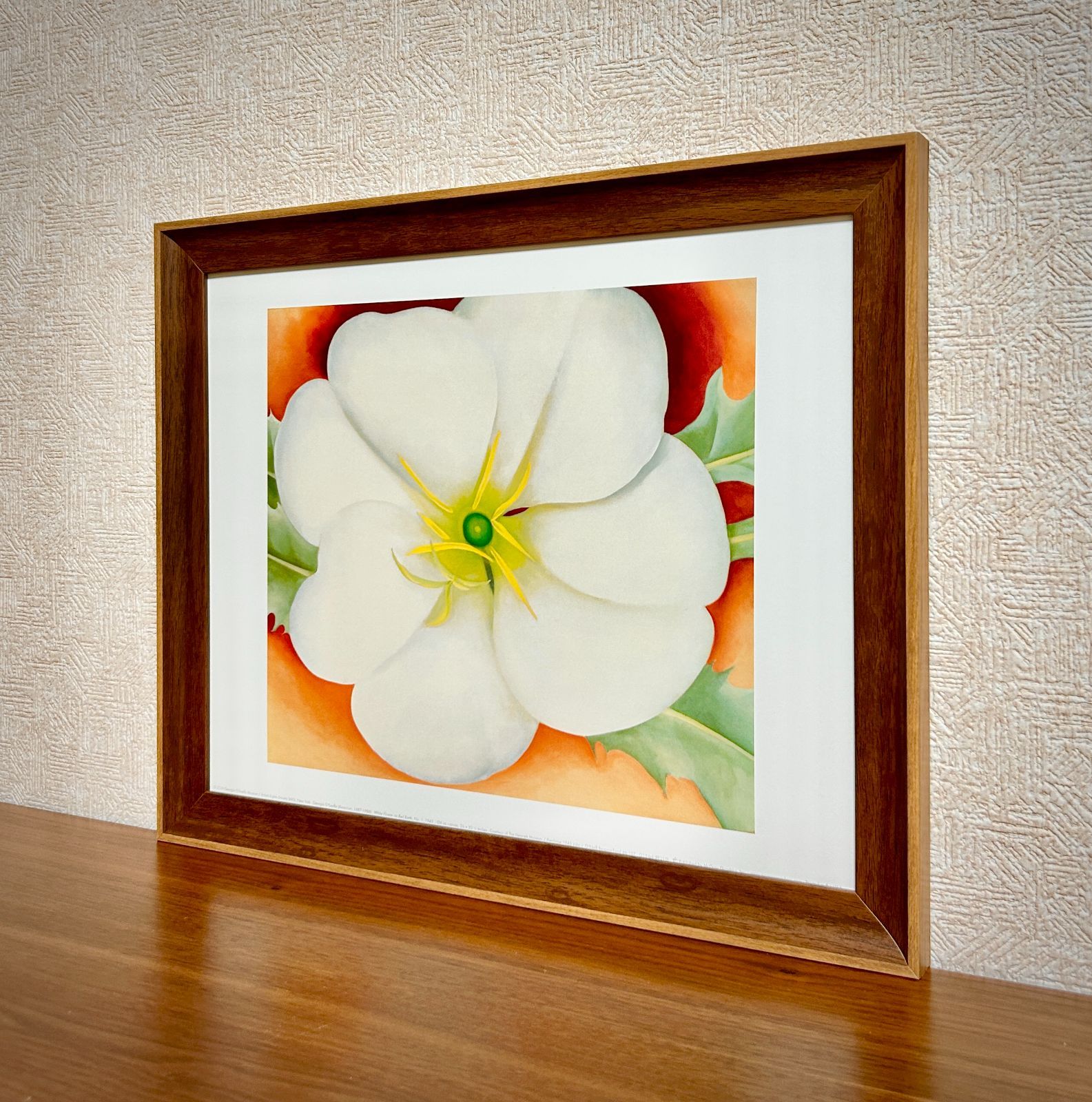 専用 ia O'Keeffe アートポスター フレーム付き２点 新品☆額縁付アートポスター☆ジョージア・オキーフ☆O'Keeffe