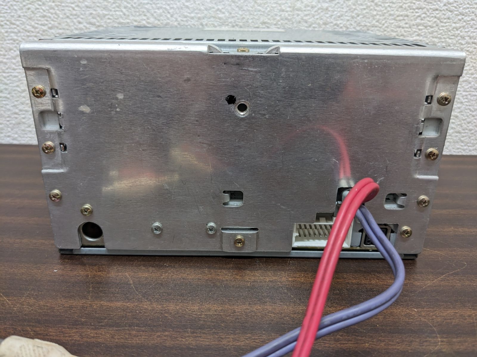 DMZ635LP ADDZEST 2DIN センターユニット ジャンク◎2DIN CD/MD