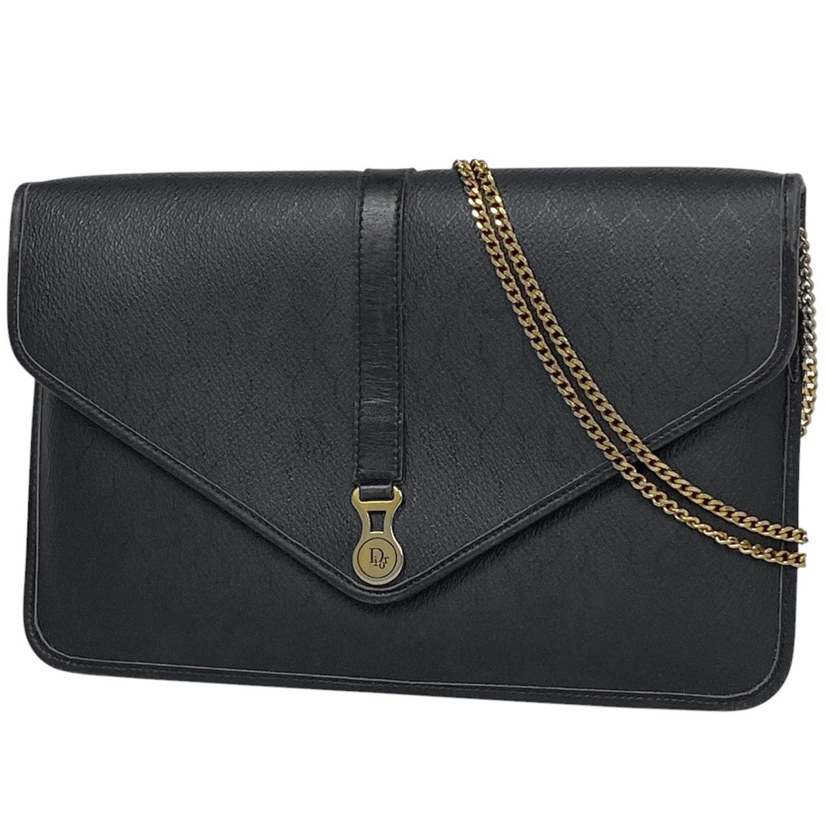 ChristianDior ハニカム柄 チェーン ショルダーバッグ 2way