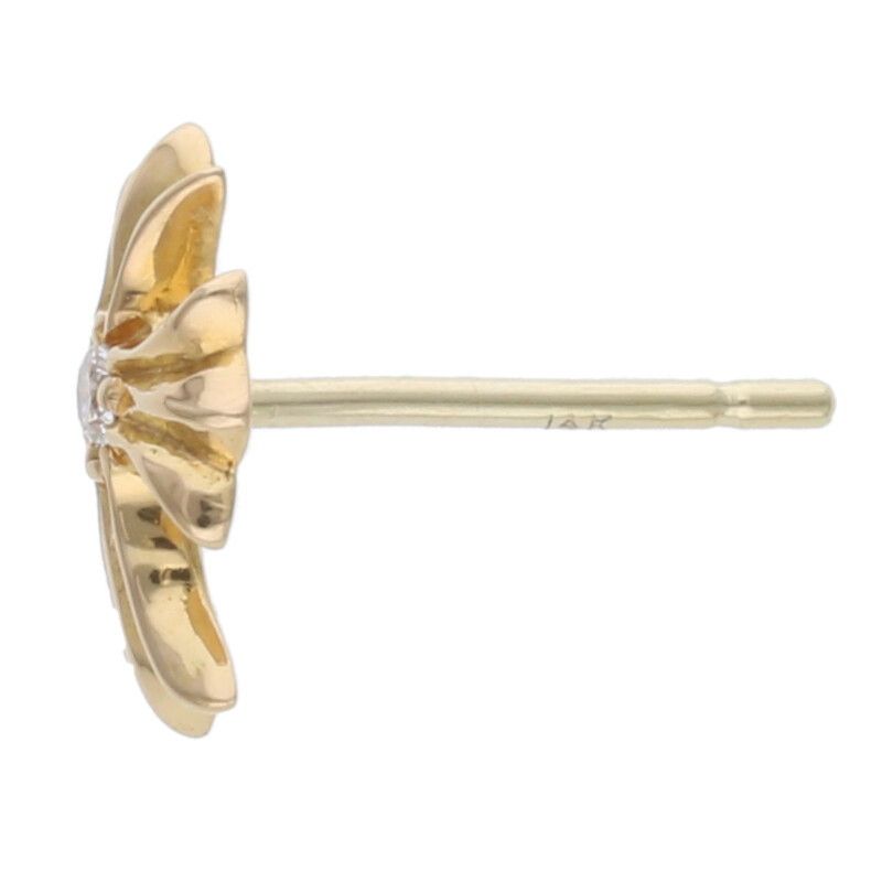 送料込　クロムハーツ　22K No2 CH CRS DIA  ゴールドピアス CHROME HEARTS クロムハーツ 22K No2 CH CRS DIA CHクロス