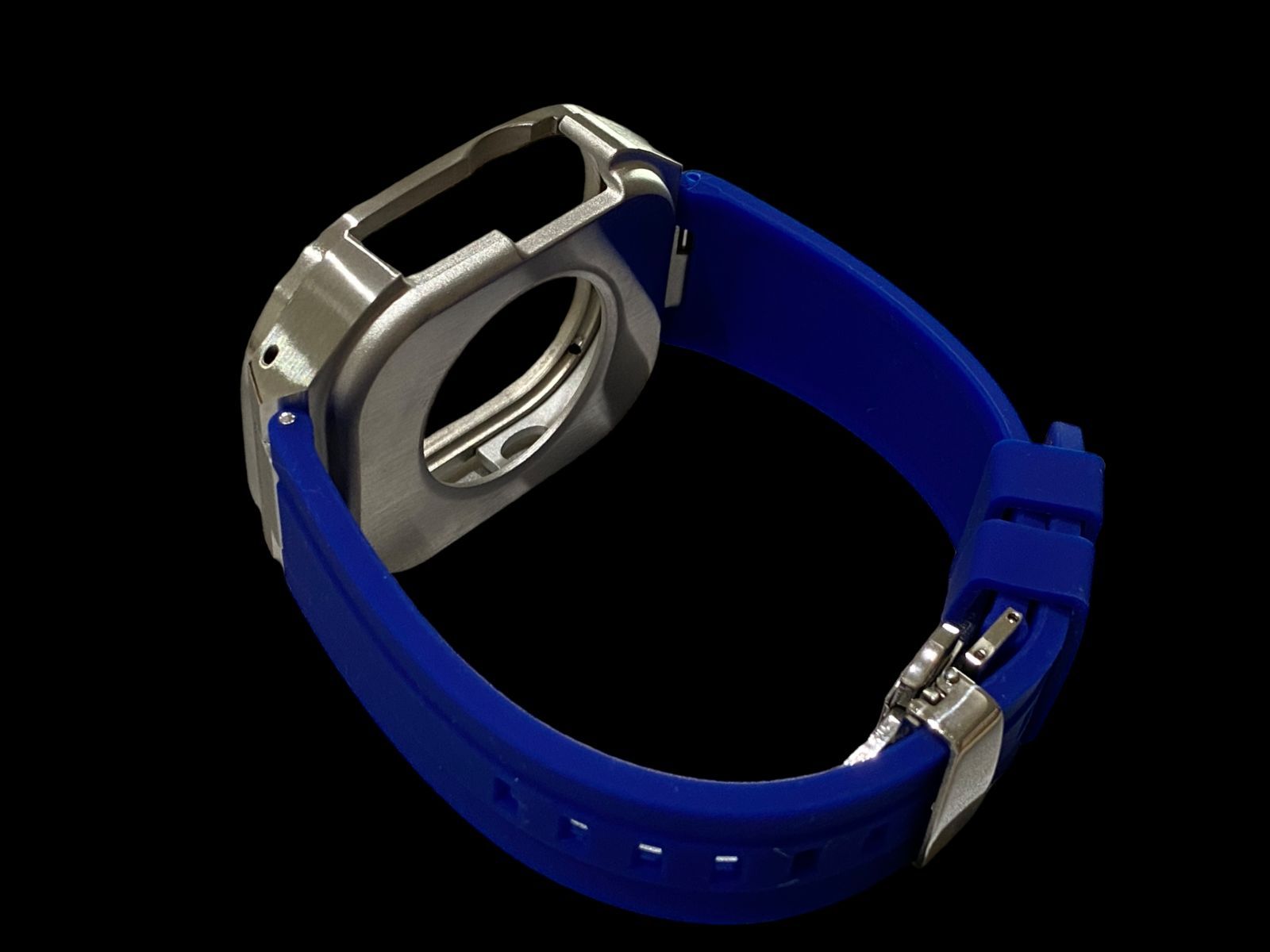 ロイヤルブルー×フルシルバーケース 49mm