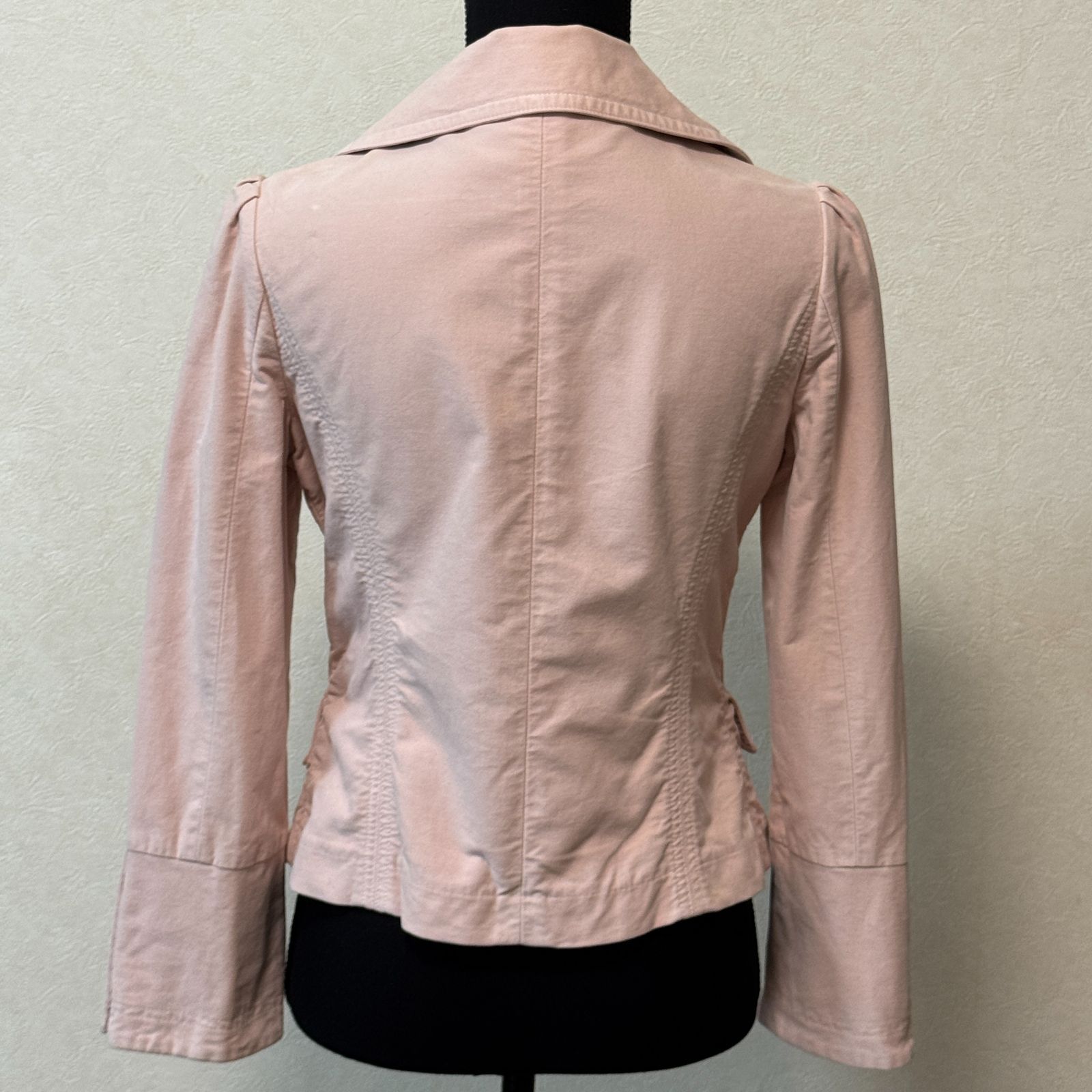 エムズグレイシー☆フリンジデニムジャケット☆ピンク♡40☆新品タグ付き☆超特価♡ エムズグレイシー☆フリンジデニムジャケット☆ピンク♡40☆新品タグ