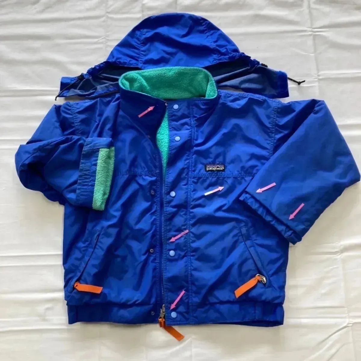 patagonia パタゴニア ナイロン フリース ジャケット キッズ アメリカ