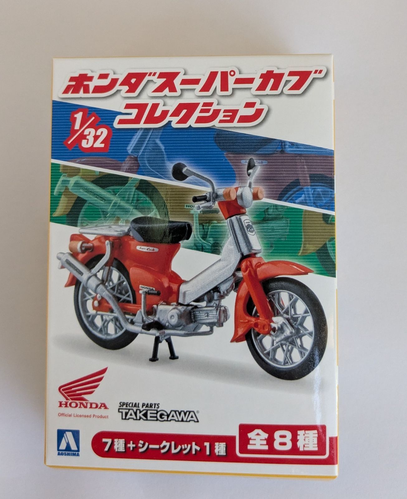 スカイネット ブラインドトイ 1/32 スーパーカブコレクション 完成品 BOX mxn26g8 RED 赤 1/32 スーパーカブコレクション Super Cub スカイネット