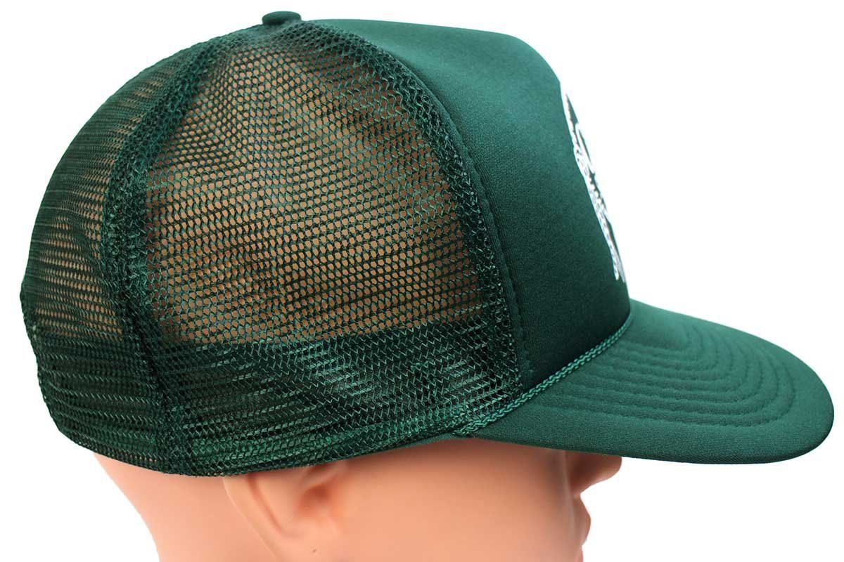 デッドストック☆90s C-A-L STORES メッシュキャップ 緑☆オールド