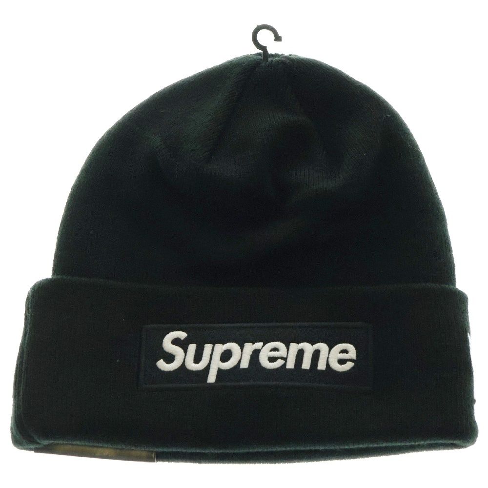 SUPREME シュプリーム 24AW ×New Era Box Logo Beanie ニューエラ ボックスロゴ ビーニー ニットキャップ 帽子 ブラック