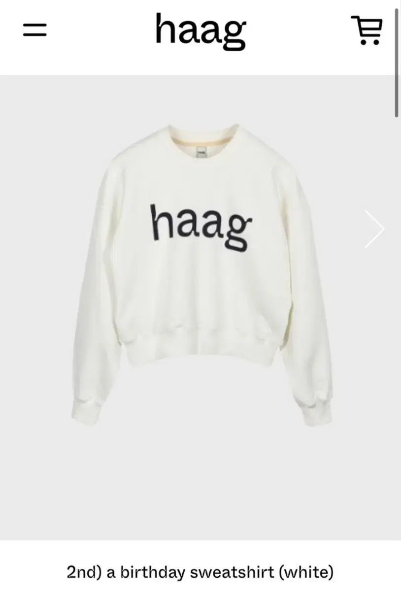 haag 韓国 birthday sweatshirt スウェット ブラウン Haag a birthday