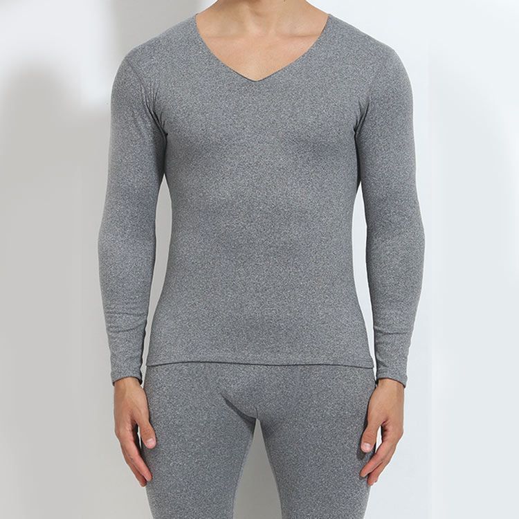 ヒートテック 上下セット あったか インナー 吸湿発熱 Vネック 長袖 Tシャツ パンツ メンズ 秋冬 防寒 暖 保温 防寒肌着 ストレッチ シームレス 無縫製 冬用 防寒対策 インナーシャツ ビジ sam1031