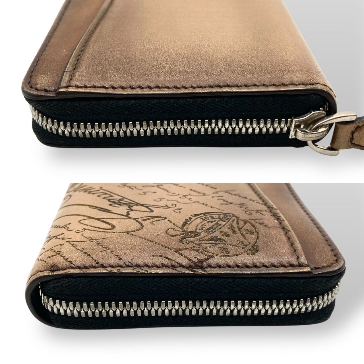 専用ベルルッティ 長財布 イタウバ スクリットレザー ブラウン 大容量 70 Berluti(ベルルッティ) イタウバ スクリットレザー ロング ジップ