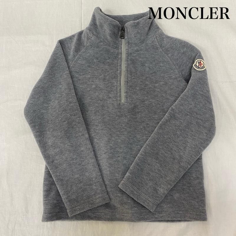 モンクレール　フリースジャケット　グレー　4anni 104cm MONCLER グレー フリースジャケット モンクレール フリースジャケット