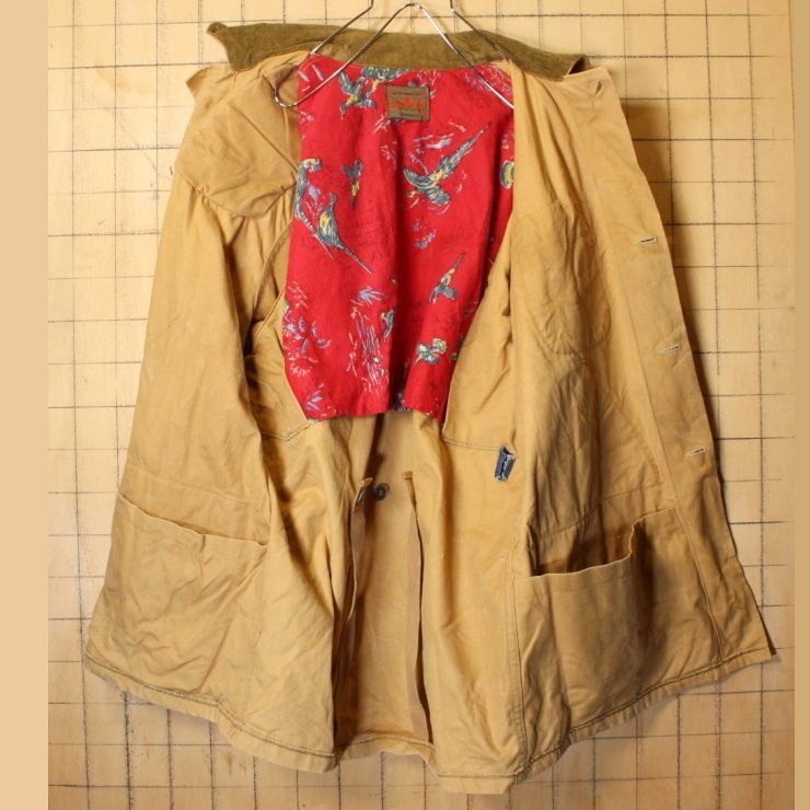60s70s USA製SAFTBAKハンティングジャケットベージュL aw104 - メルカリ