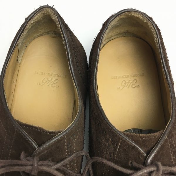 試着交換OK！346 BROOKS BROTHERS　ブルックスブラザーズ【size10.5D 28.0-28.5〈ブラウン/茶/BROWN】 試着交換OK！346 BROOKS BROTHERS ブルックスブラザーズ【size10.5D