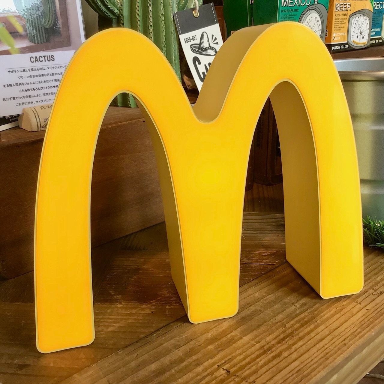 ビンテージ　マクドナルド　ゴールデンアーチ　フロアマット　カーペット　アメトイ ビンテージマクドナルドゴールデンアーチフロアマットカーペット