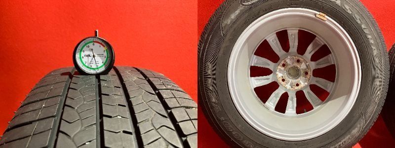 中古サマータイヤホイールセット【225/65R17 GOOD YEAR FUEL MAX】[日産 エクストレイル純正] 4本SET