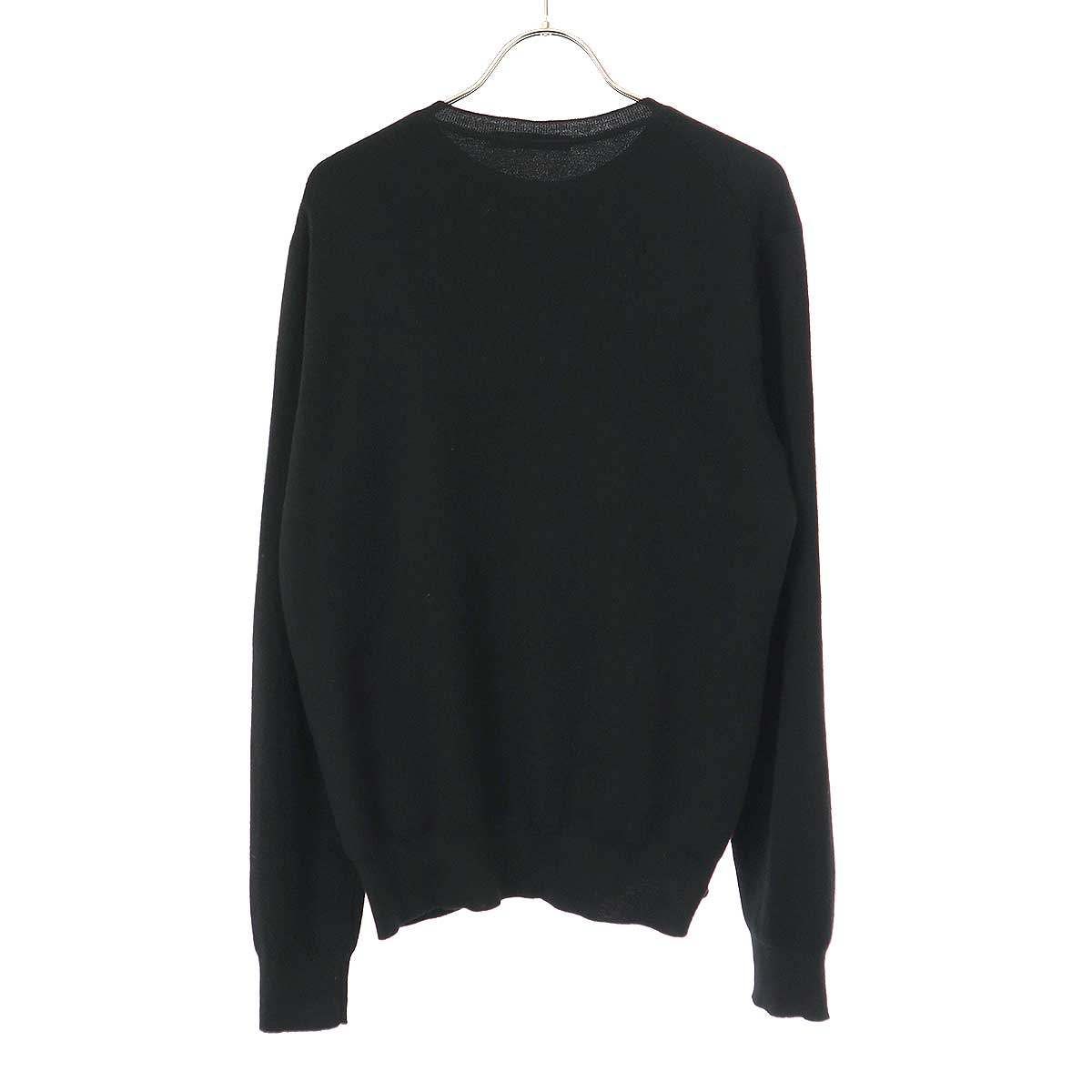 MANRICO CASHMERE カシミヤ100% ニット S クルーネック MANRICO CASHMERE マンリコ カシミヤ スーパーカシミア クルーネック