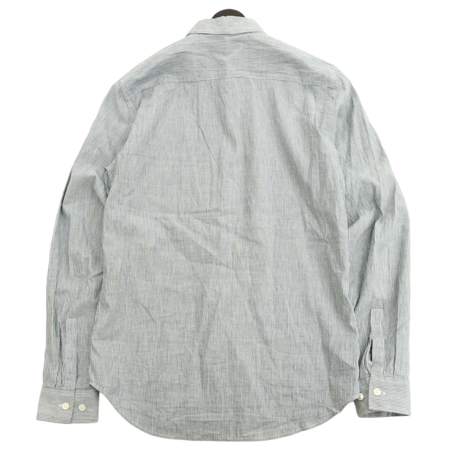 超特価セール開催！！ Theory セオリー 春夏 長袖 カラーキーパー ストライプ☆ 【麻 トップス