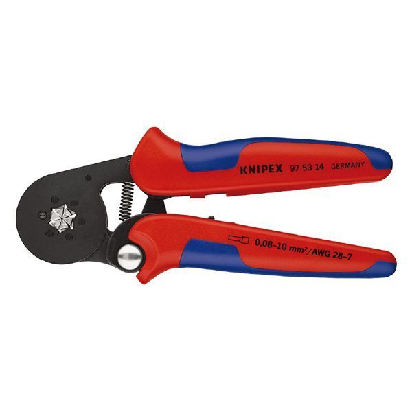 KNIPEX クニペックス ワイヤーエンドスリーブ圧着ペンチ コンフォート 全長180mm 9753-14
