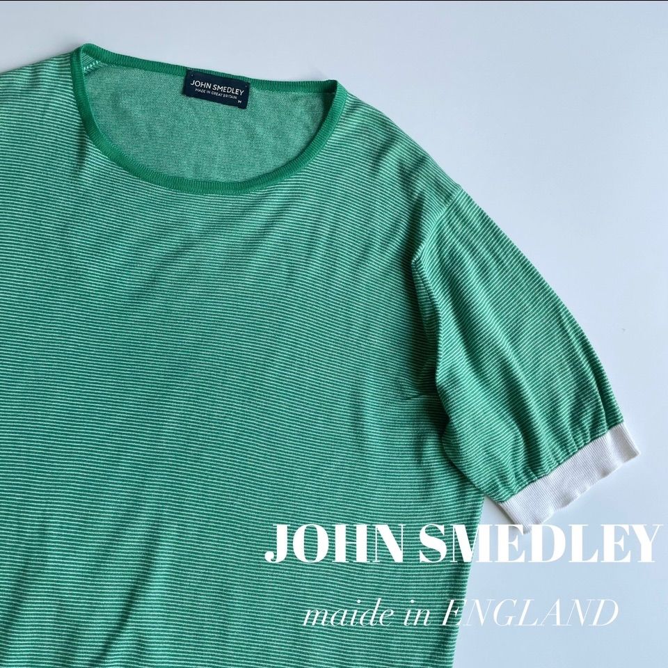 JOHN SMEDLEY ジョンスメドレー / シーアイランドコットン ボーダー