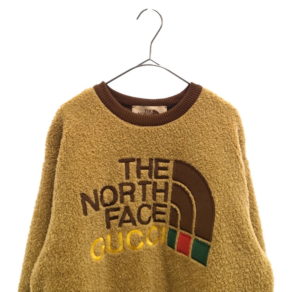 GUCCI (グッチ) 21SS××THE NORTH FACE faux fur sweatshirt×ザ ノース