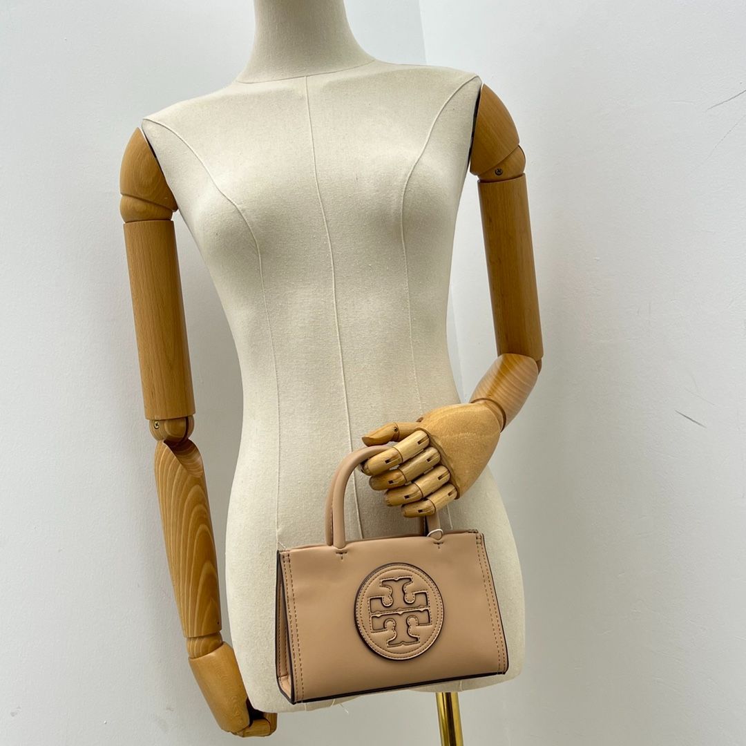 トリーバーチ TORY BURCH トートバッグ ミニ エコ エラトート MINI ELLA バイオレザー 2WAY ハンドバッグ アウトレット品 レディース #145613